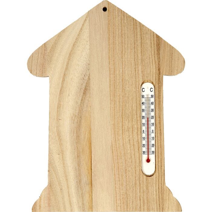 Thermometer House, 23,5x16,5 cm, 1 pc