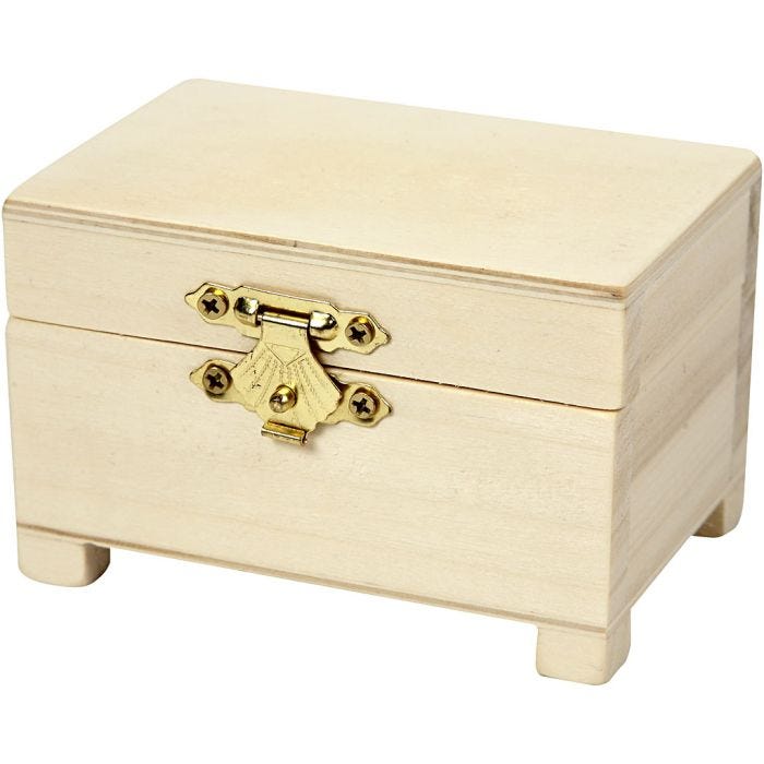 Treasure Chest, 6x9x6 cm, 1 pc