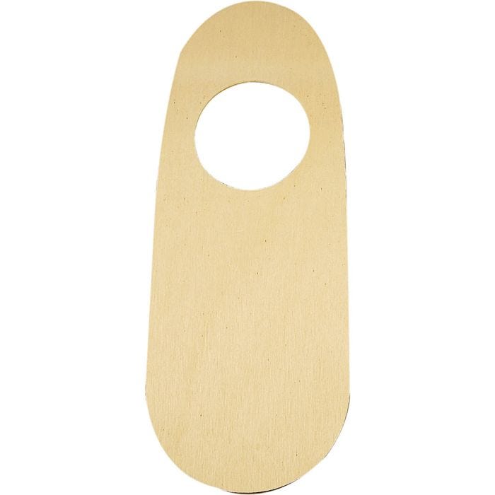 Door Sign with hole, size 10x25 cm, 10pc/ 1 pack