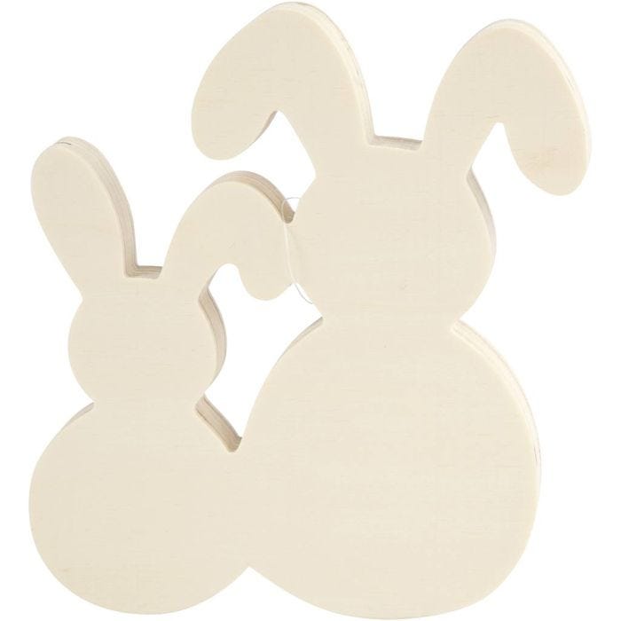 Bunnies, 17 cm, 16 cm, 2 cm, 1 set