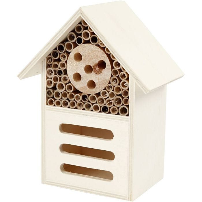 Insect and butterfly hotel, 18 cm, 9 cm, 14 cm, 1 pc