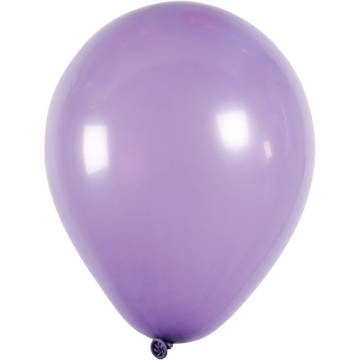 Balloons, round, 23 cm, purple, 10pc/ 1 pack