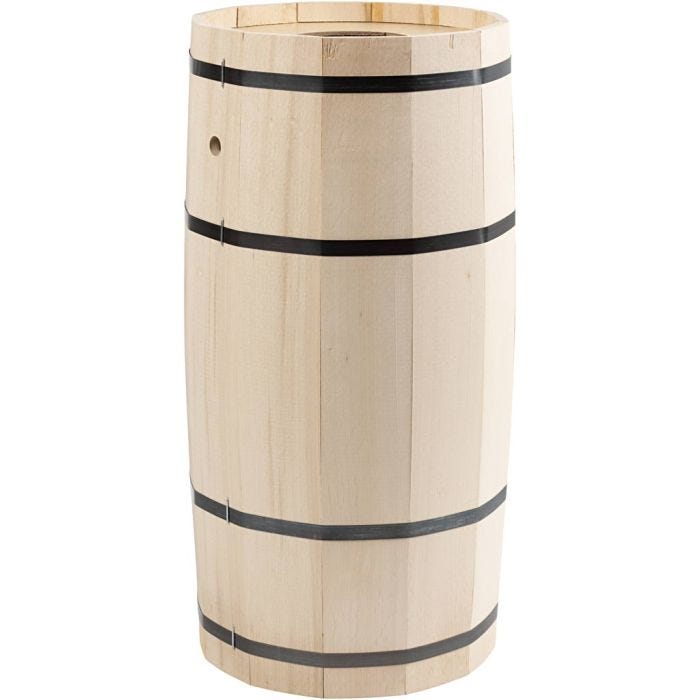 Carnival Barrel, beech, 54 cm, 26 cm, big, 1 pc