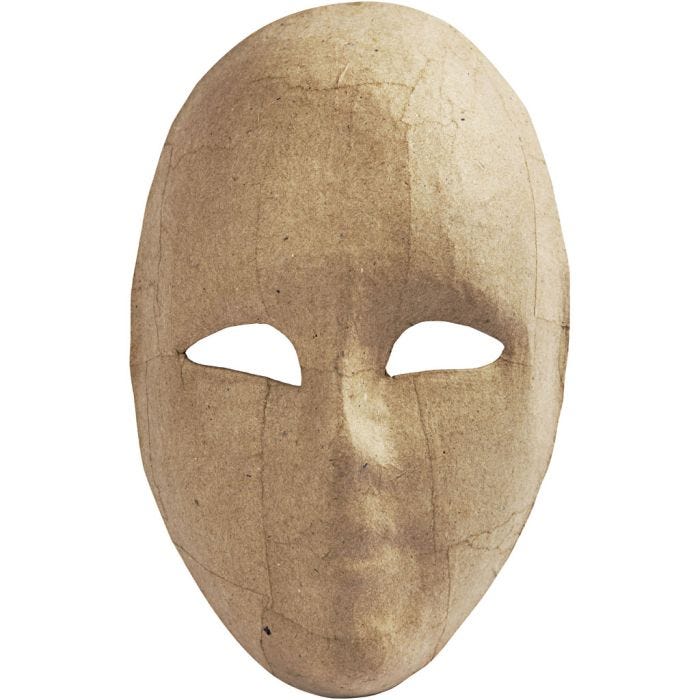 Full Face Mask, 23 cm, 16 cm, 1 pc