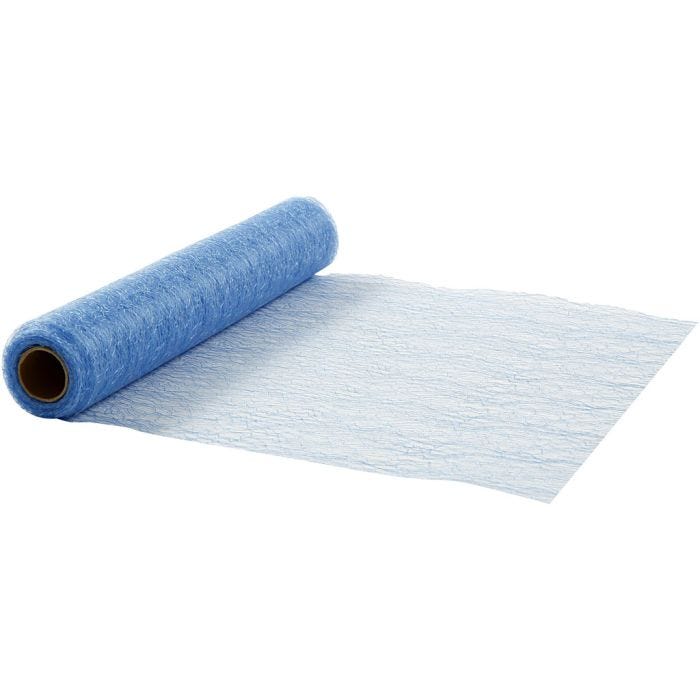 Table runner, 30 cm, blue, 10m/ 1 roll