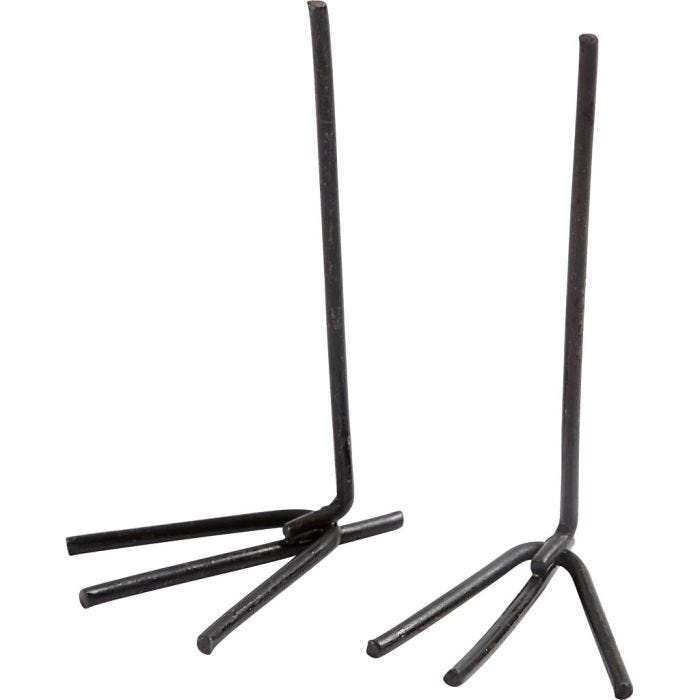 Chicken Feet, H: 5 cm, W: 2 cm, black, 10pair/ 1 pack