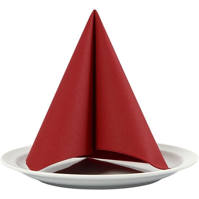 Table Napkins, size 40x40 cm, 60 g, claret, 20pc/ 1 pack