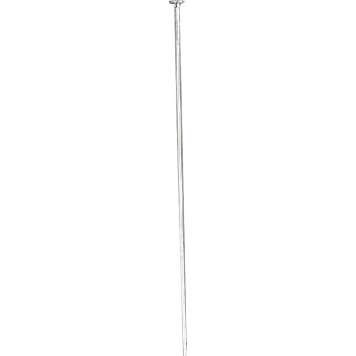Head Pins, L: 50 mm, silver-plated, 300 pc/ 1 pack