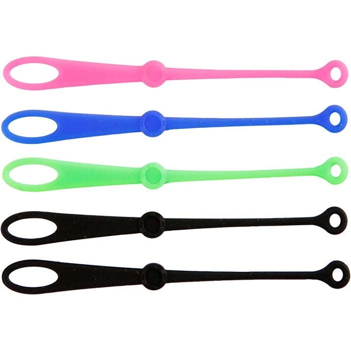 Key Rings, L: 10,5 cm, W: 1 cm, 5pc/ 1 pack