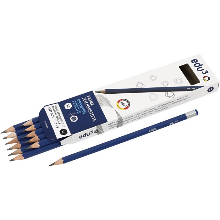 edu Drawing Pencil, B, 12 pc/ 1 pack