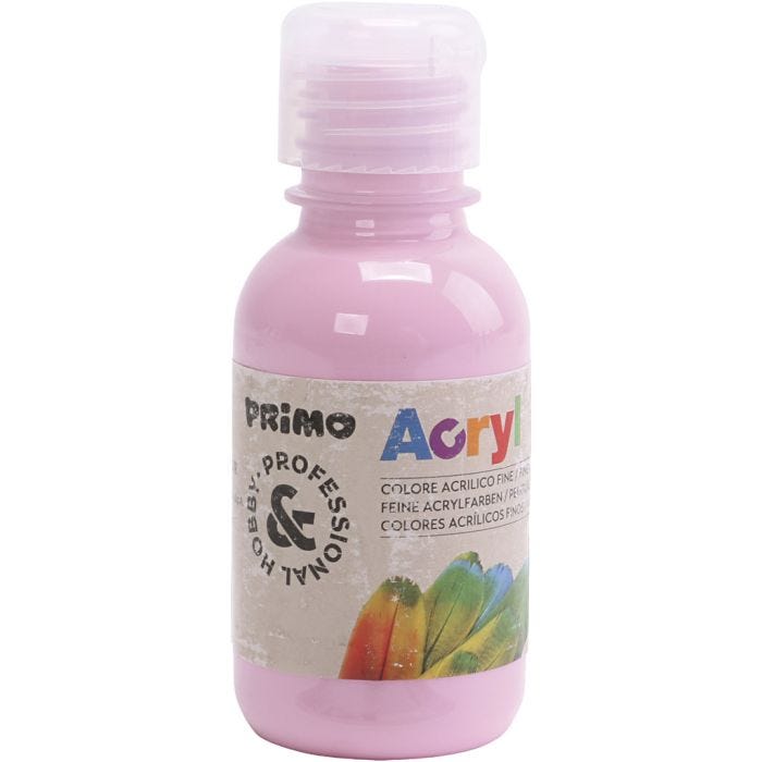 PRIMO luxury acrylic paint, light red, 125 ml/ 1 bottle
