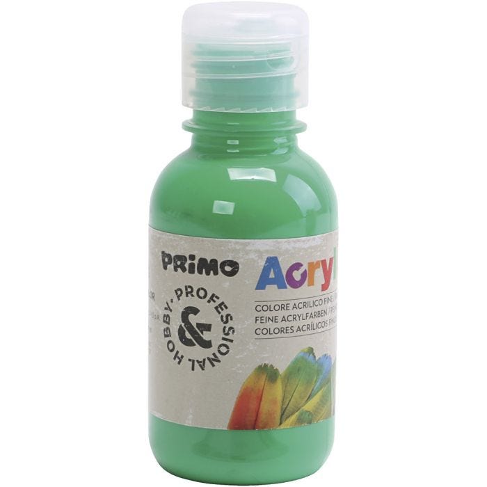 PRIMO luxury acrylic paint, green, 125 ml/ 1 bottle