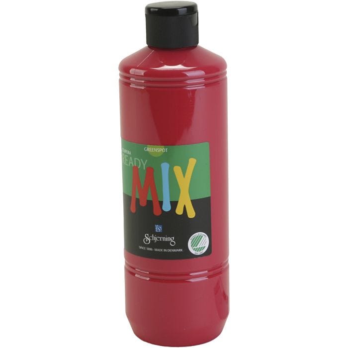 Greenspot Ready Mix, matt, primary red, 500 ml/ 1 bottle