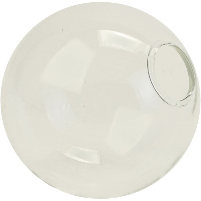 Glass ball vase, dia. 7 cm, hole size 2 cm, 12 pc/ 1 pack