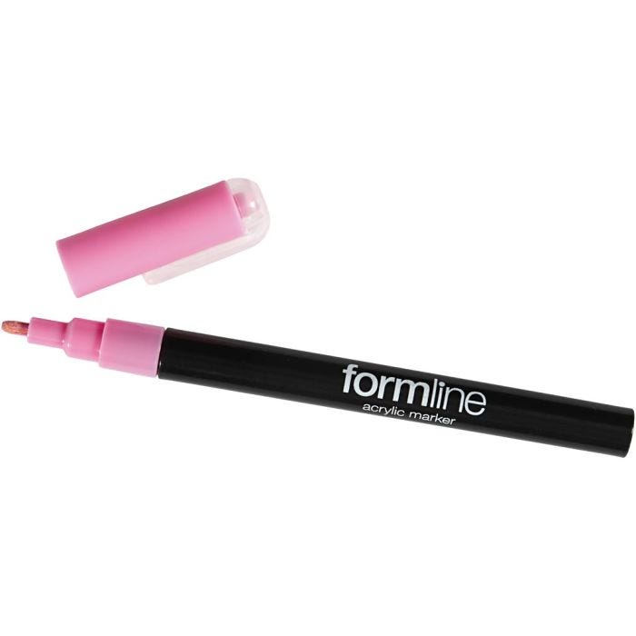 formline acrylic marker, 0,9-1,3 mm, pink, 1 pc