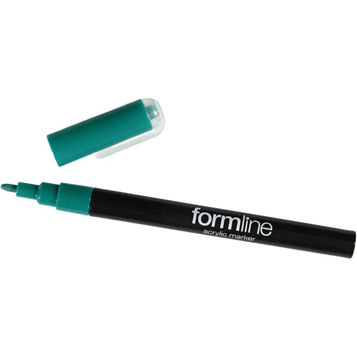 formline acrylic marker, 0,9-1,3 mm, green, 1 pc