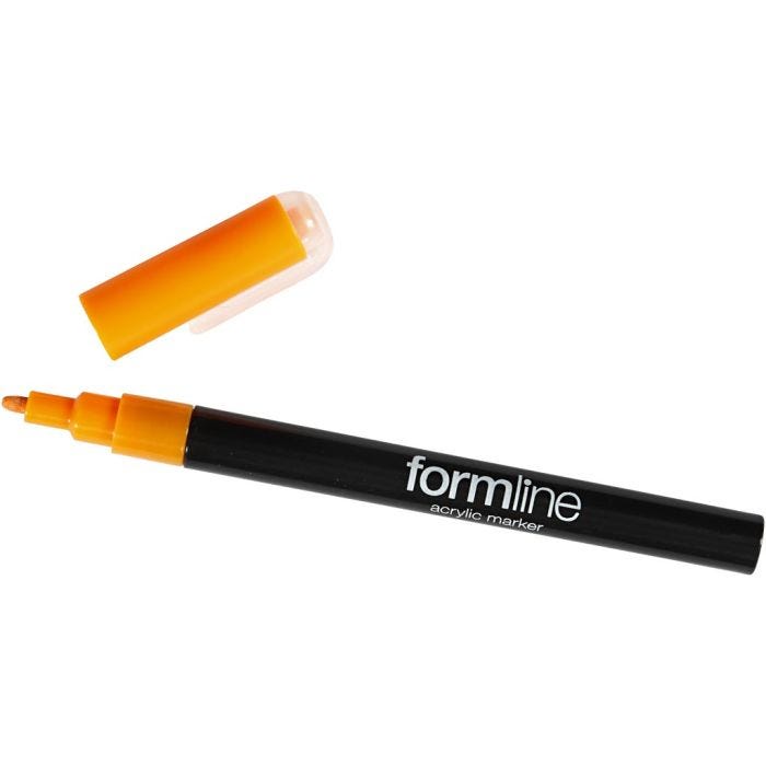 formline acrylic marker, 0,9-1,3 mm, orange, 1 pc