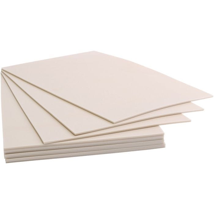 Lino plates, soft, size 20x30 cm, thickness 3 mm, 10 pc/ 1 pack