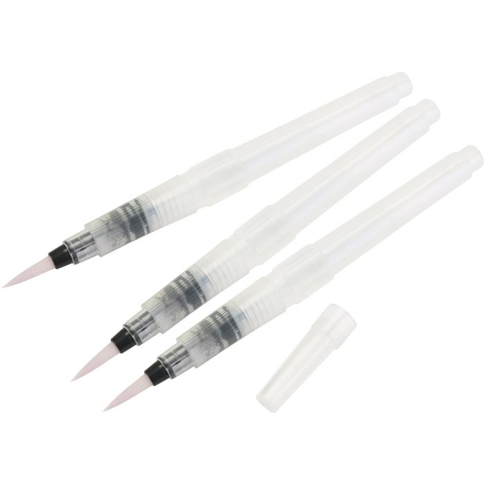 Brush with water container, 12 pc/ 1 pack