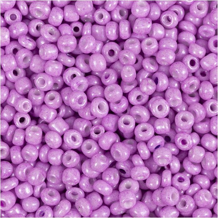 Rocaille Seed Beads, dia. 3 mm, size 8/0, hole size 0,6-1,0 mm, soft pink, 25 g/ 1 pack