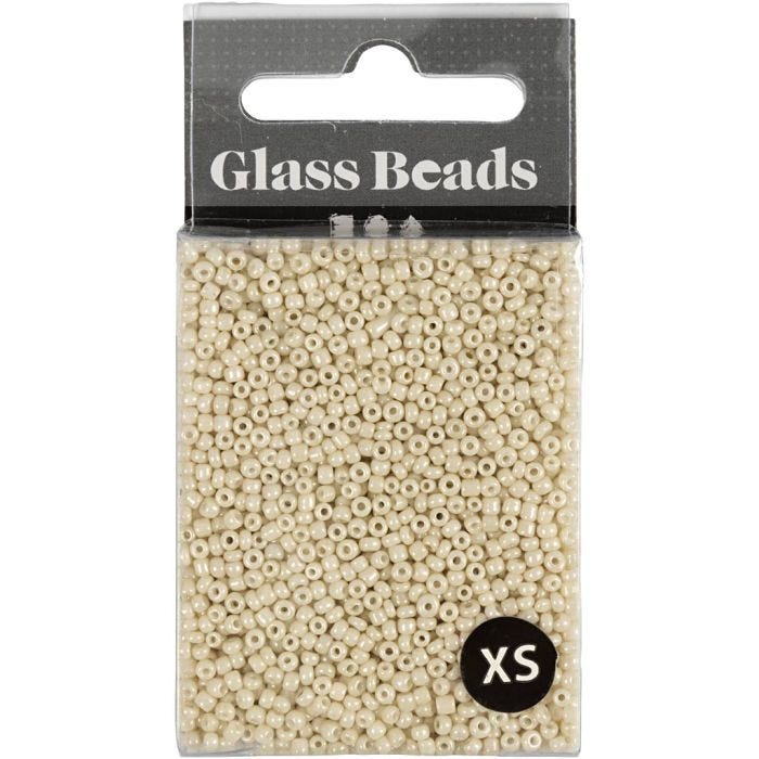 Rocaille Seed Beads, dia. 1,7 mm, size 15/0, hole size 0,5-0,8 mm, dusty rose, 25 g/ 1 pack