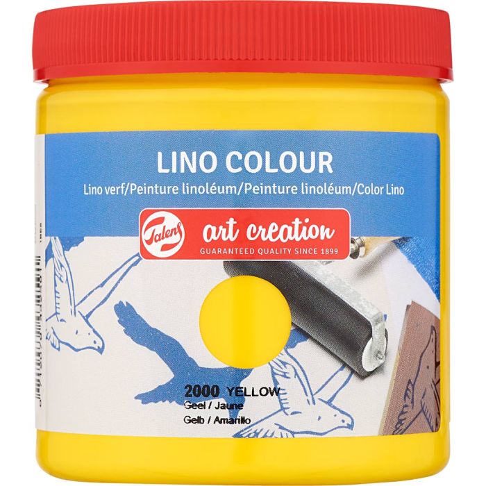 Lino Printing Ink, yellow, 250 ml/ 1 tub