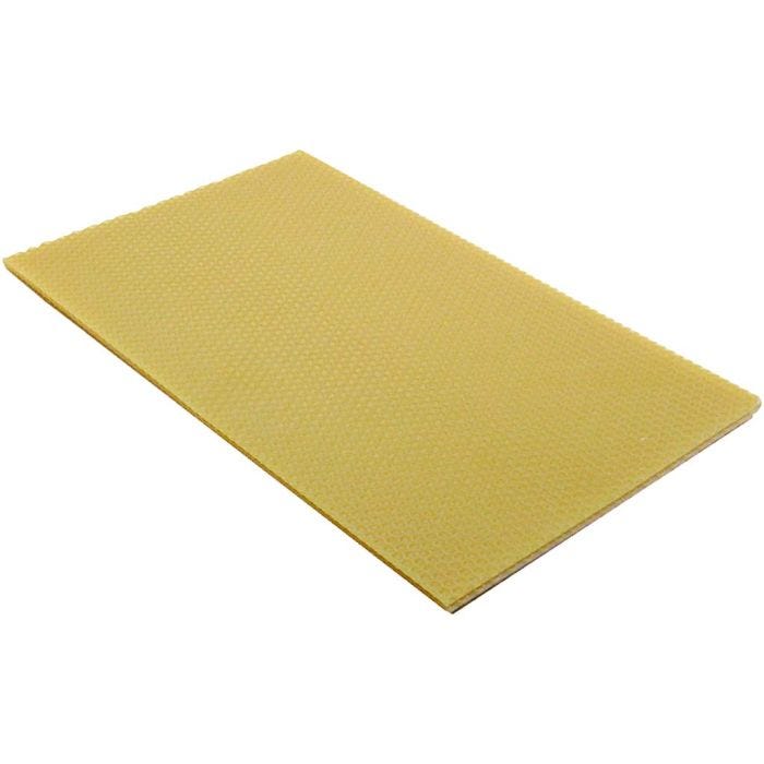 Beeswax Sheets, 20x33 cm, 2 mm, natural, 1 pc