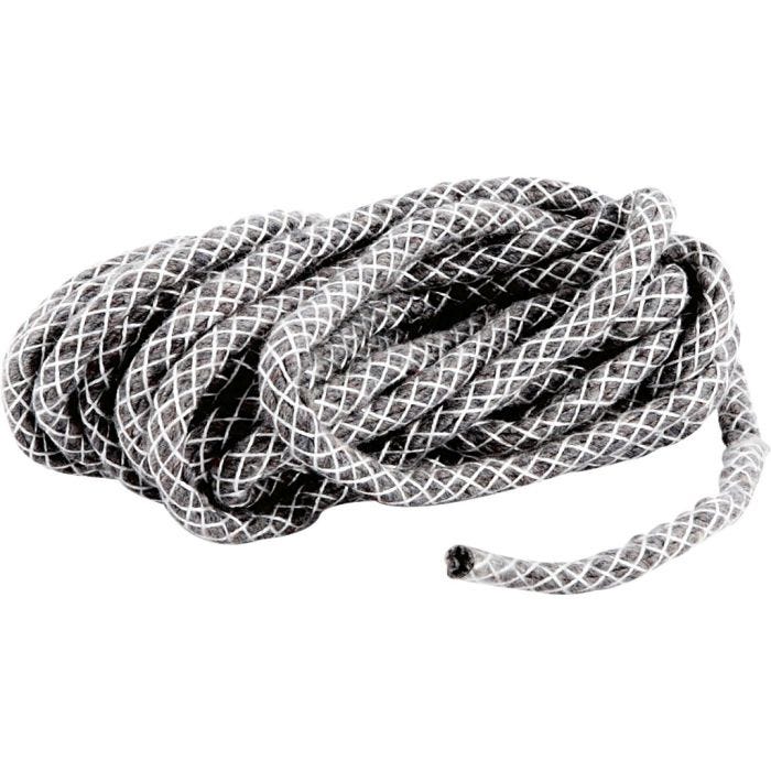 Wick for Outdoor Candles, Suitable for candles with a maximum diameter of 12 cm., thickness 5 mm, 5 m/ 1 pack