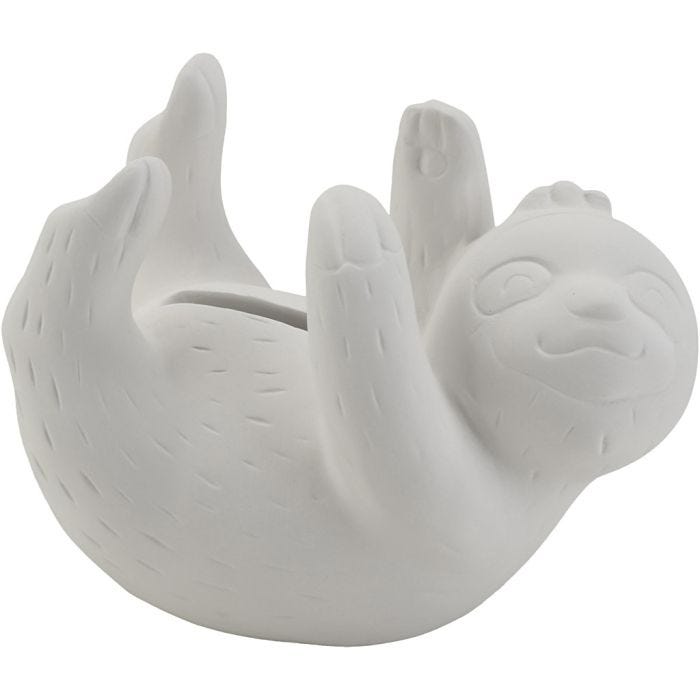 Animal Saving Banks, Sloth, size 11x6x5 cm, 6 pc/ 1 pack