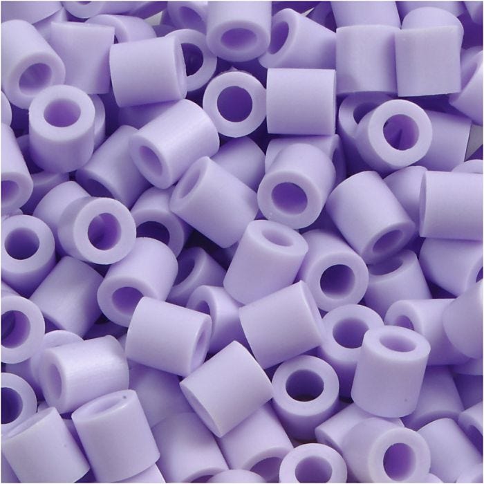 Fuse Beads, 5x5 mm, 2,5 mm, medium, lilac (32245), 1100pc/ 1 pack