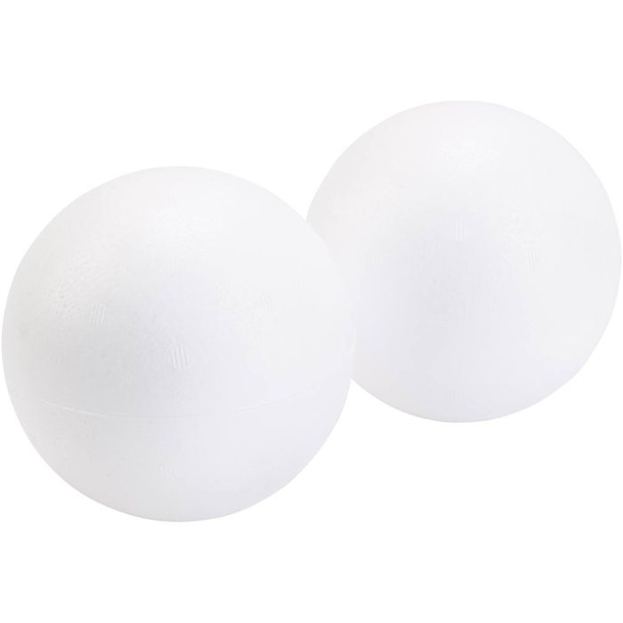 Polystyrene Balls, dia. 10 cm, 25 pc/ 1 bag