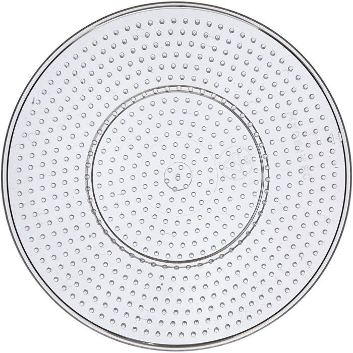 Peg Board, dia. 15 cm, medium, clear, 10pc/ 1 pack