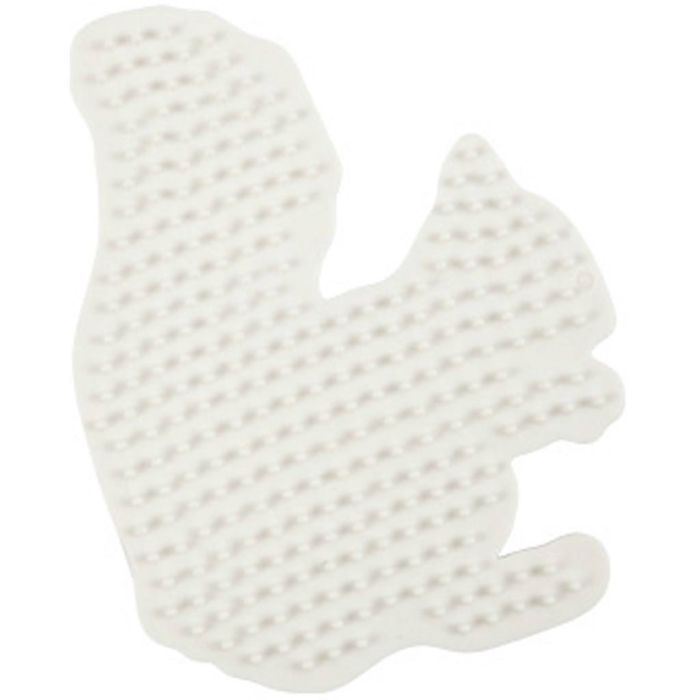 Bead board / pegboard, squirrel, size 10 cm, 1 pc