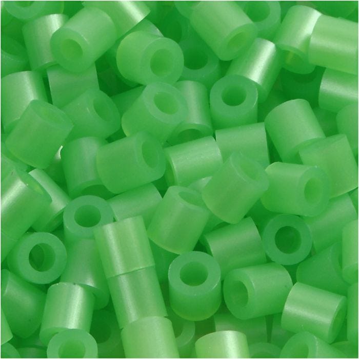 PhotoPearls, size 5x5 mm, hole size 2,5 mm, medium, green mother-of-pearl (22), 6000 pc/ 1 pack