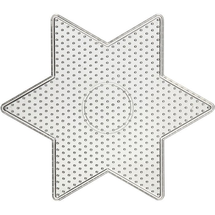 Peg Board, 15x15 cm, medium, clear, 1 pc