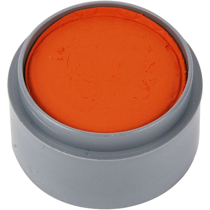 Water-based Face Paint, orange, 15 ml/ 1 tub