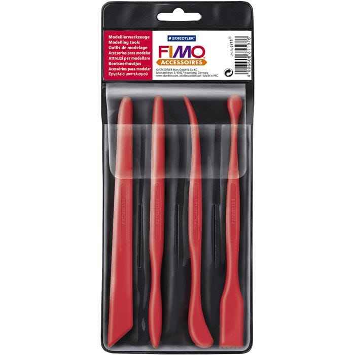 FIMO modelling tools, 4 pc/ 1 pack