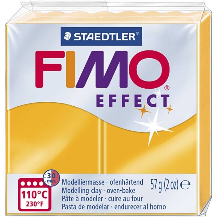 FIMO effect, neon orange, 57 g/ 1 pack