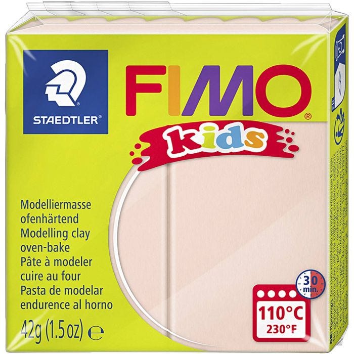 FIMO® Kids Clay, light beige, 42 g/ 1 pack