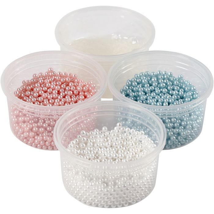 Pearl Clay®, assorted colours, 3x25+38 g, 1 set
