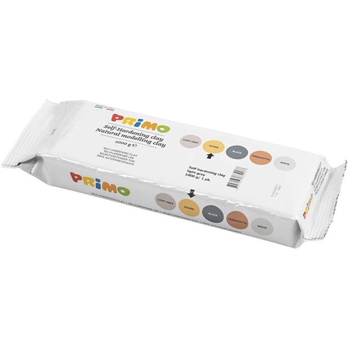 Self-Hardening Clay, yellow ochre, 1000 g/ 1 pack
