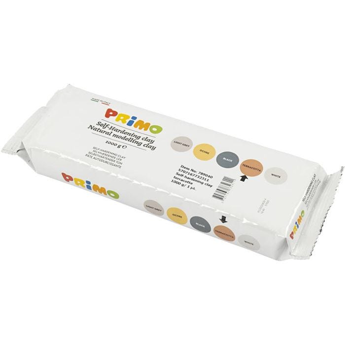 Self-Hardening Clay, terracotta, 1000 g/ 1 pack