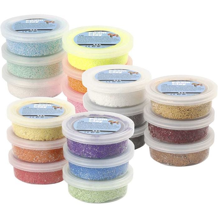 Foam Clay®, assorted colours, 3x30 pack/ 1 pack