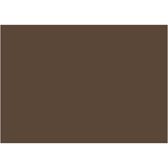 EVA foam, A4, sheet 210x297 mm, thickness 2 mm, dark brown, 10 sheet/ 1 pack