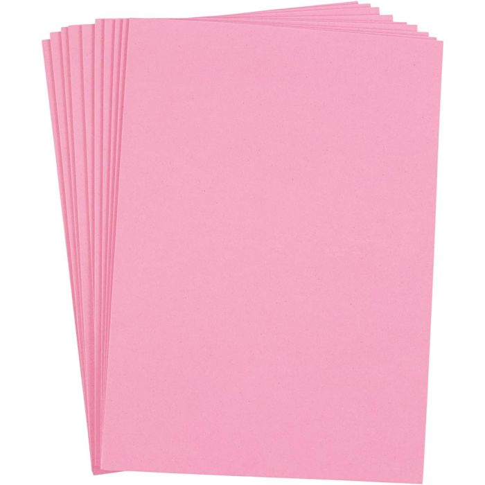 EVA foam, A4, sheet 210x297 mm, thickness 2 mm, rose, 10 sheet/ 1 pack