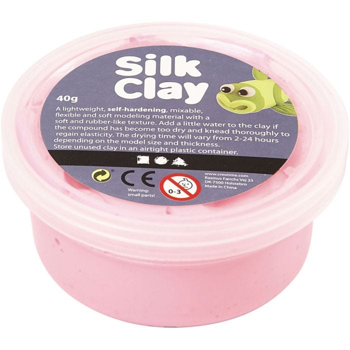 Silk Clay®, pink, 40 g/ 1 tub