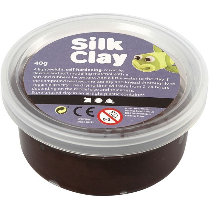 Silk Clay®, brown, 40 g/ 1 tub