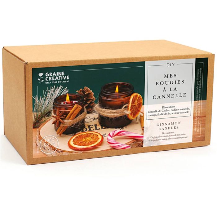 Candle craft Kit, Cinnamon - 2 pcs, 2 pc/ 1 pack