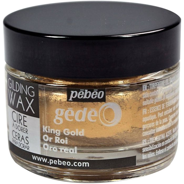 Pébéo gilding wax, gold, 30 ml/ 1 tub