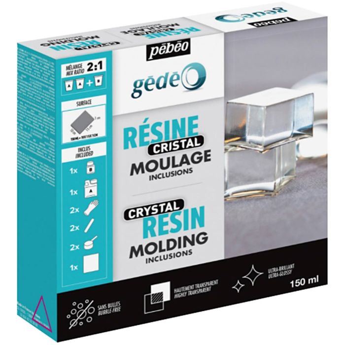 Gédéo resin - Crystal kit, 150 ml/ 1 pack